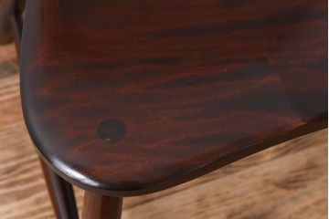 中古　松本民芸家具　#72 上質なリーチチェア(ダイニングチェア)(3)