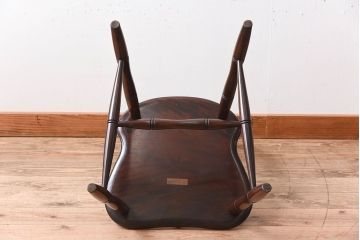 中古　松本民芸家具　#72 上質なリーチチェア(ダイニングチェア)(3)