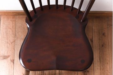 中古　松本民芸家具　#72 リーチチェア(ダイニングチェア)(1)