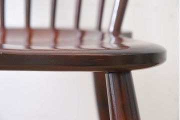 中古　松本民芸家具　#72 リーチチェア(ダイニングチェア)(2)