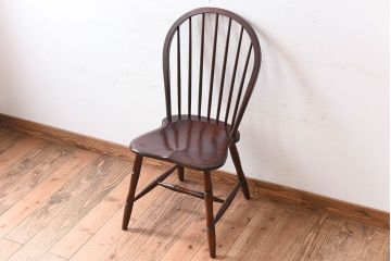 中古　松本民芸家具　#72 リーチチェア(ダイニングチェア)(3)