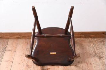 中古　松本民芸家具　#72 リーチチェア(ダイニングチェア)(3)