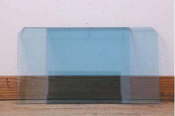 レトロ家具　昭和レトロ　チェッカーガラス入り!ペイント本箱