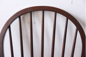 中古　松本民芸家具　#72 リーチチェア(ダイニングチェア)2脚セット(2)