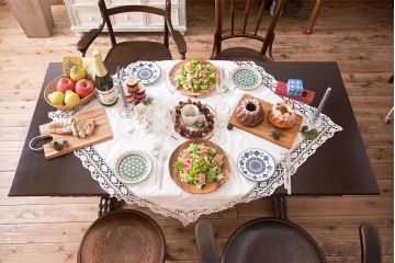 ヴィンテージ家具　イギリスビンテージ　オーク材　ダイニングテーブル