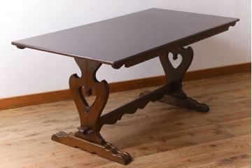 ヴィンテージ家具　イギリスビンテージ　オーク材　ダイニングテーブル