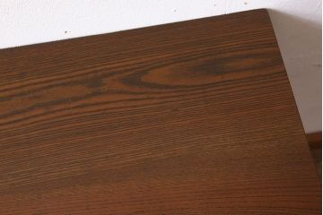 アンティーク家具　総欅材　シンプルなアンティーク平机(サイドテーブル)