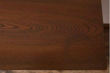 アンティーク家具　総欅材　シンプルなアンティーク平机(サイドテーブル)