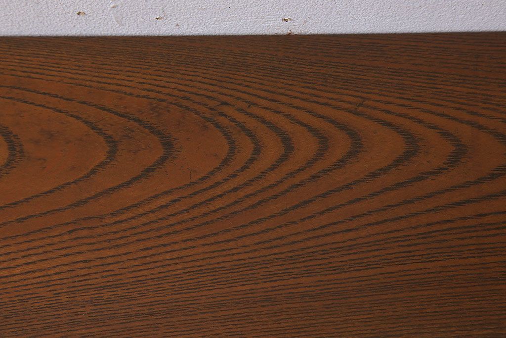 アンティーク家具　総欅材　シンプルなアンティーク平机(サイドテーブル)