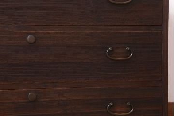 アンティーク家具　総桐材　3杯引き出しの衣装箪笥ローボード