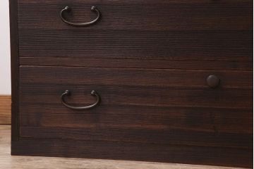 アンティーク家具　総桐材　3杯引き出しの衣装箪笥ローボード