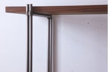 ラフジュオリジナル アイアンの薄型飾り棚【大】(3)