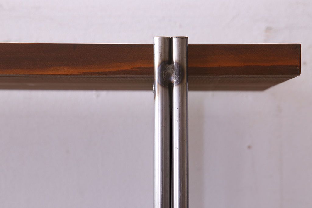 ラフジュオリジナル アイアンの薄型飾り棚【大】(3)