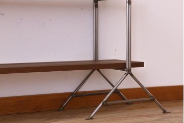 ラフジュオリジナル アイアンの薄型飾り棚【大】(3)