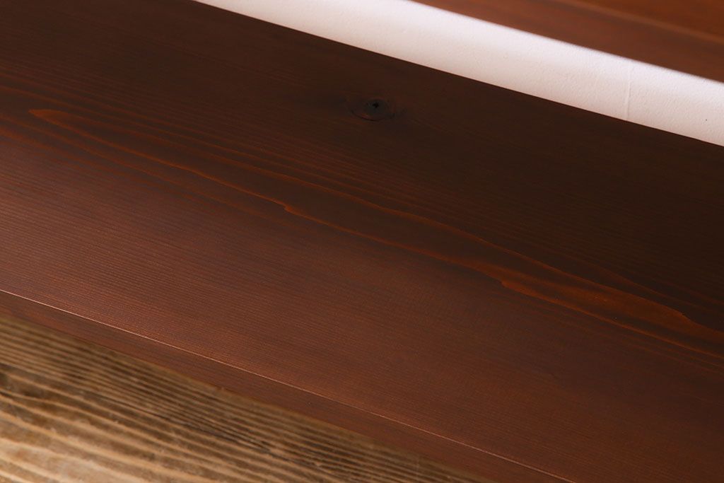 ラフジュオリジナル アイアンの薄型飾り棚【大】(3)