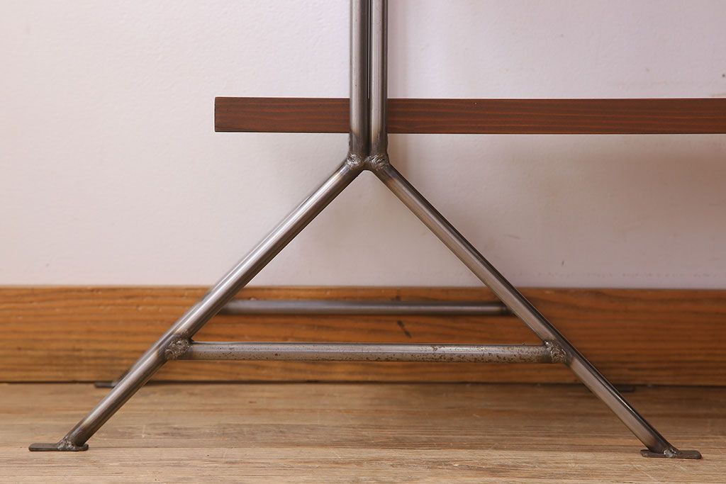 ラフジュオリジナル アイアンの薄型飾り棚【大】(3)