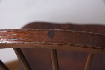 中古　松本民芸家具　#72 リーチチェア(ダイニングチェア)2脚セット(3)