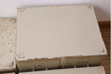 ヴィンテージ家具　フランスビンテージ　5段スタッキング書類ケース(ドロワー、チェスト、小物収納、引き出し)(1)(R-023524)