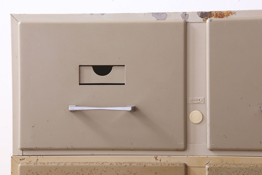 ヴィンテージ家具 フランスビンテージ 5段スタッキング書類ケース(ドロワー、チェスト、小物収納、引き出し)(1)(R-023524)