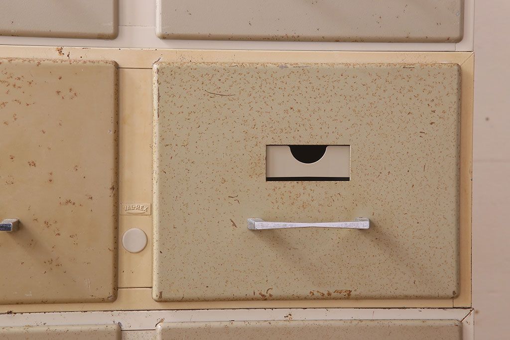 ヴィンテージ家具 フランスビンテージ 5段スタッキング書類ケース(ドロワー、チェスト、小物収納、引き出し)(1)(R-023524)