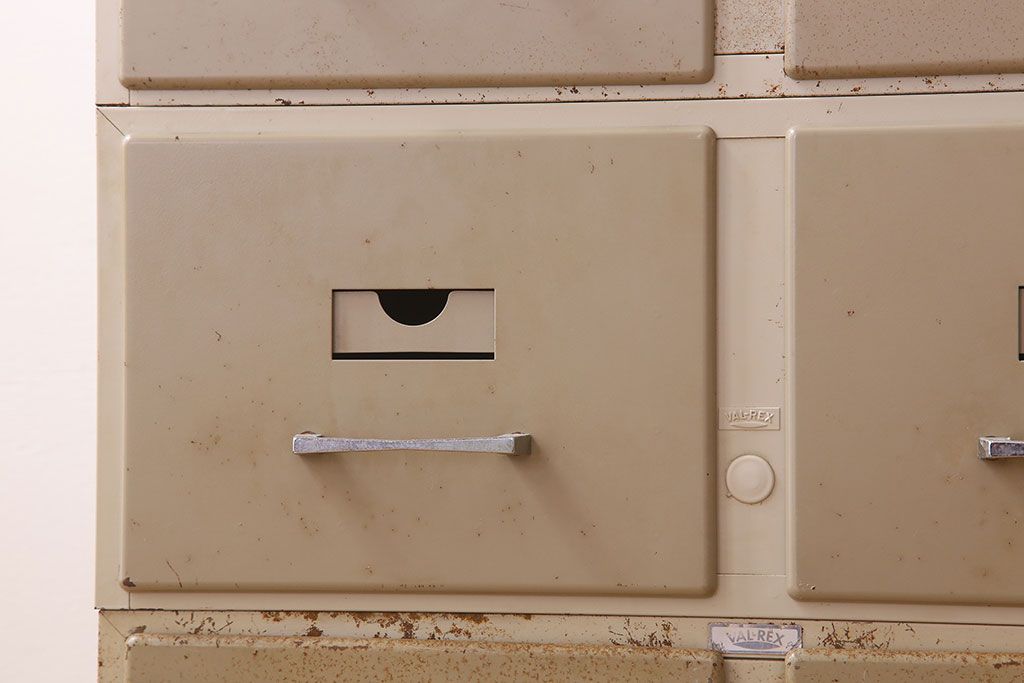 ヴィンテージ家具 フランスビンテージ 5段スタッキング書類ケース(ドロワー、チェスト、小物収納、引き出し)(1)(R-023524)