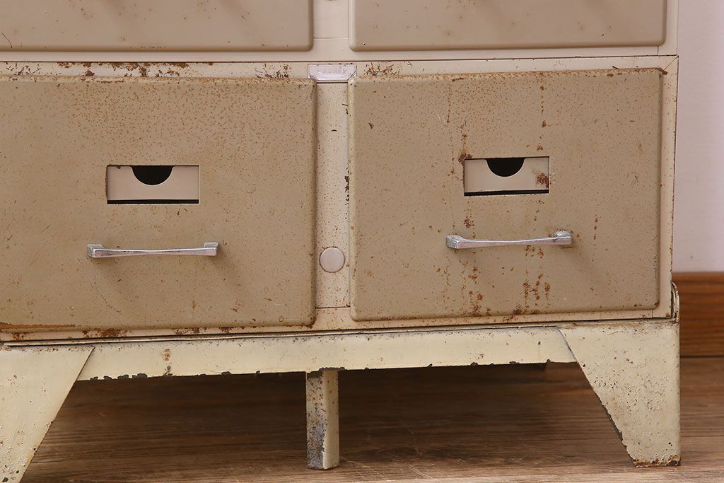 ヴィンテージ家具 フランスビンテージ 5段スタッキング書類ケース(ドロワー、チェスト、小物収納、引き出し)(1)(R-023524)