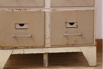 ヴィンテージ家具 フランスビンテージ 5段スタッキング書類ケース(ドロワー、チェスト、小物収納、引き出し)(1)(R-023524)