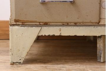 ヴィンテージ家具　フランスビンテージ　5段スタッキング書類ケース(ドロワー、チェスト、小物収納、引き出し)(1)(R-023524)