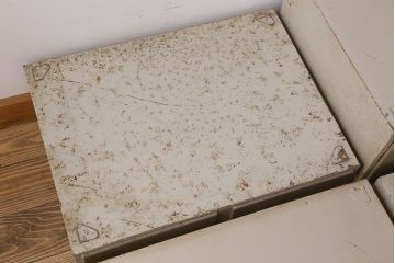 ヴィンテージ家具 フランスビンテージ 5段スタッキング書類ケース(ドロワー、チェスト、小物収納、引き出し)(1)(R-023524)