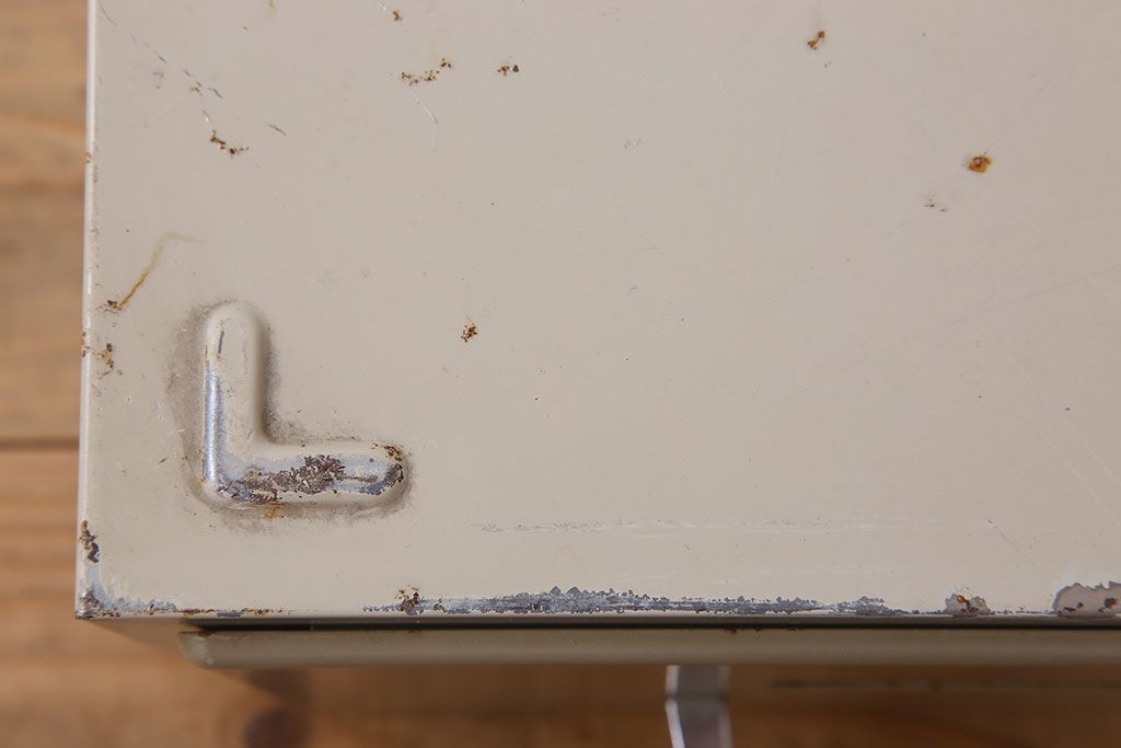 ヴィンテージ家具 フランスビンテージ 5段スタッキング書類ケース(ドロワー、チェスト、小物収納、引き出し)(1)(R-023524)