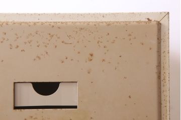 ヴィンテージ家具　フランスビンテージ　5段スタッキング書類ケース(ドロワー、チェスト、小物収納、引き出し)(2)(R-023525)