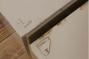 ヴィンテージ家具　フランスビンテージ　5段スタッキング書類ケース(ドロワー、チェスト、小物収納、引き出し)(2)(R-023525)