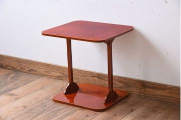 アンティーク雑貨　中古　檜材　茶道具　春慶塗　四方棚