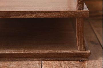 アンティーク雑貨　中古　総桑材製　桑小卓(茶道具)