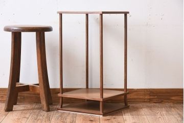 アンティーク雑貨　中古　総桑材製　桑小卓(茶道具)