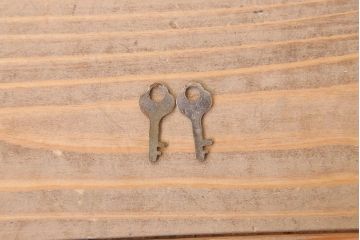 アンティーク家具　モールガラス引き戸　ブナ材　小ぶりなアンティーク収納棚