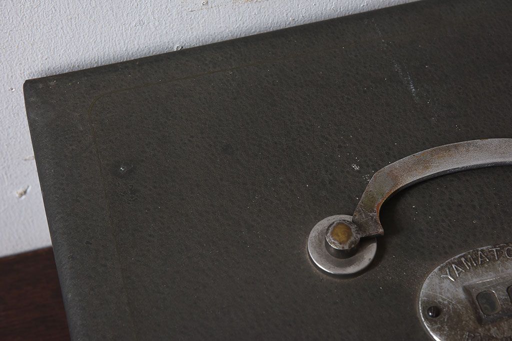 アンティーク雑貨　ジャンク品　昭和レトロ　三洋電機株式会社　古い手提げ金庫