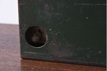 アンティーク雑貨　ジャンク品　昭和レトロ　三洋電機株式会社　古い手提げ金庫