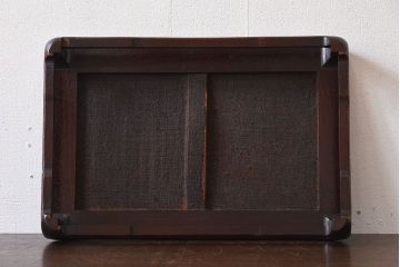 アンティーク雑貨　唐木製　上品なアンティーク花台(飾り台)