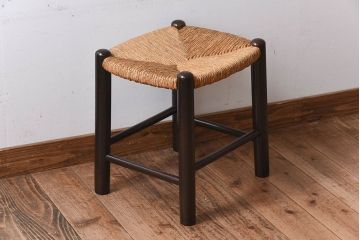 ビンテージ　松本民芸家具　#19型　ラッシスツール