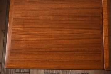 北欧家具　シンプルなビンテージダイニングテーブル(エクステンションテーブル)(2)