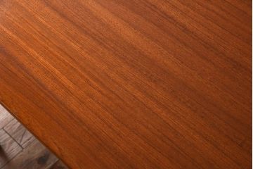 北欧家具　シンプルなビンテージダイニングテーブル(エクステンションテーブル)(2)