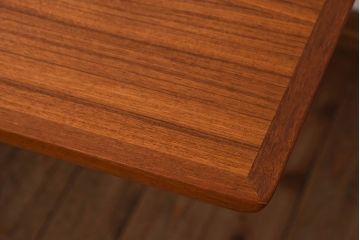 北欧家具　シンプルなビンテージダイニングテーブル(エクステンションテーブル)(2)
