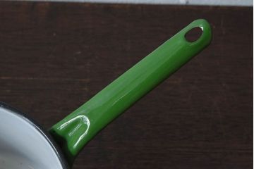アンティーク雑貨　ヨーロッパビンテージ　ホーロー(琺瑯)　片手鍋(2)