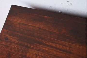 アンティーク家具　大正ロマン　引き戸　栓材の小ぶりな本箱