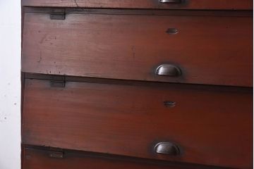 レトロ家具　和製アンティーク　昭和レトロ!古い木製のパタパタ収納棚