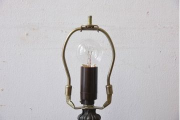 中古　ステンドグラスシェードのスタンドライト(照明)(3)