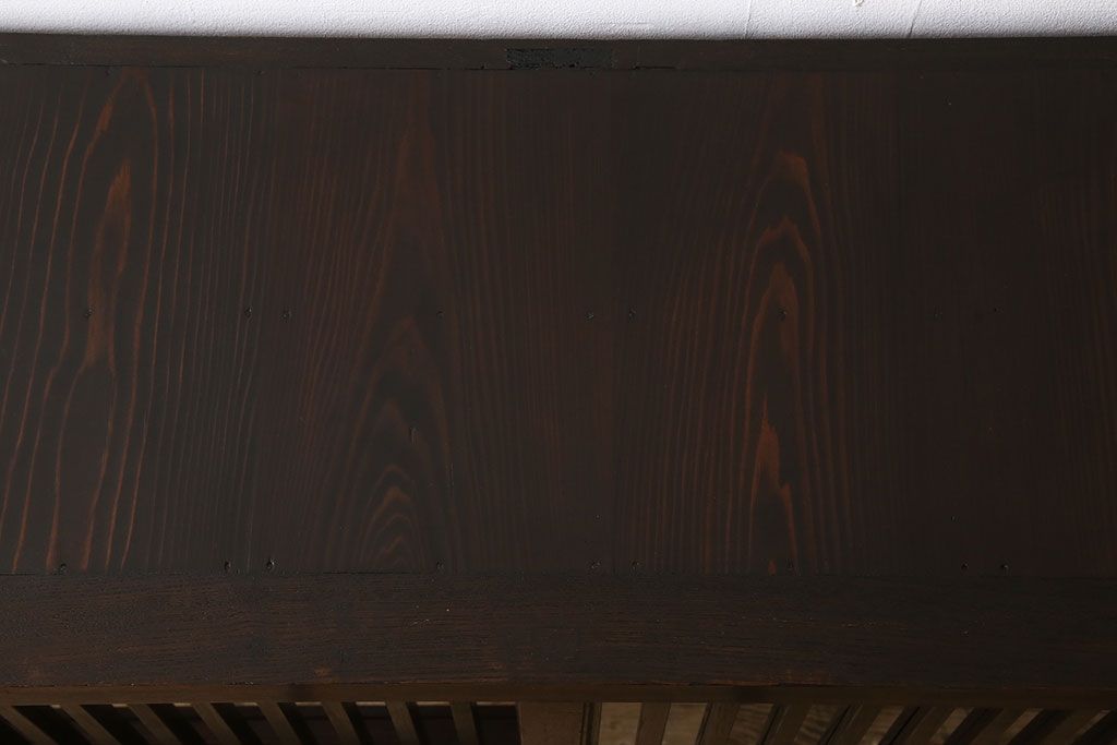 アンティーク家具　六尺　明治大正期　前面欅材!アンティーク収納箪笥サイドボード(水屋箪笥)(1)