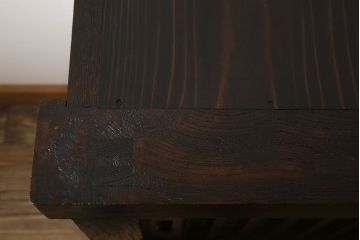 アンティーク家具　六尺　明治大正期　前面欅材!アンティーク収納箪笥サイドボード(水屋箪笥)(1)