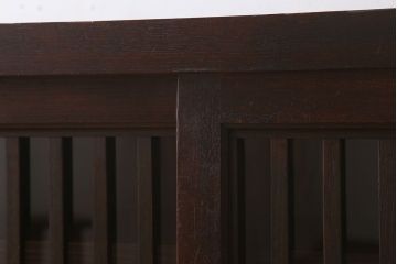 アンティーク家具　六尺　明治大正期　前面欅材!アンティーク収納箪笥サイドボード(水屋箪笥)(1)